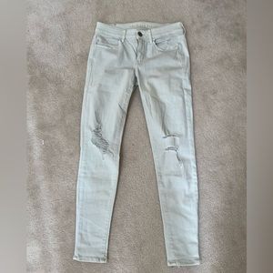 American Eagle Outfitters Jeans/Leggings. US 4. Light 
blue.